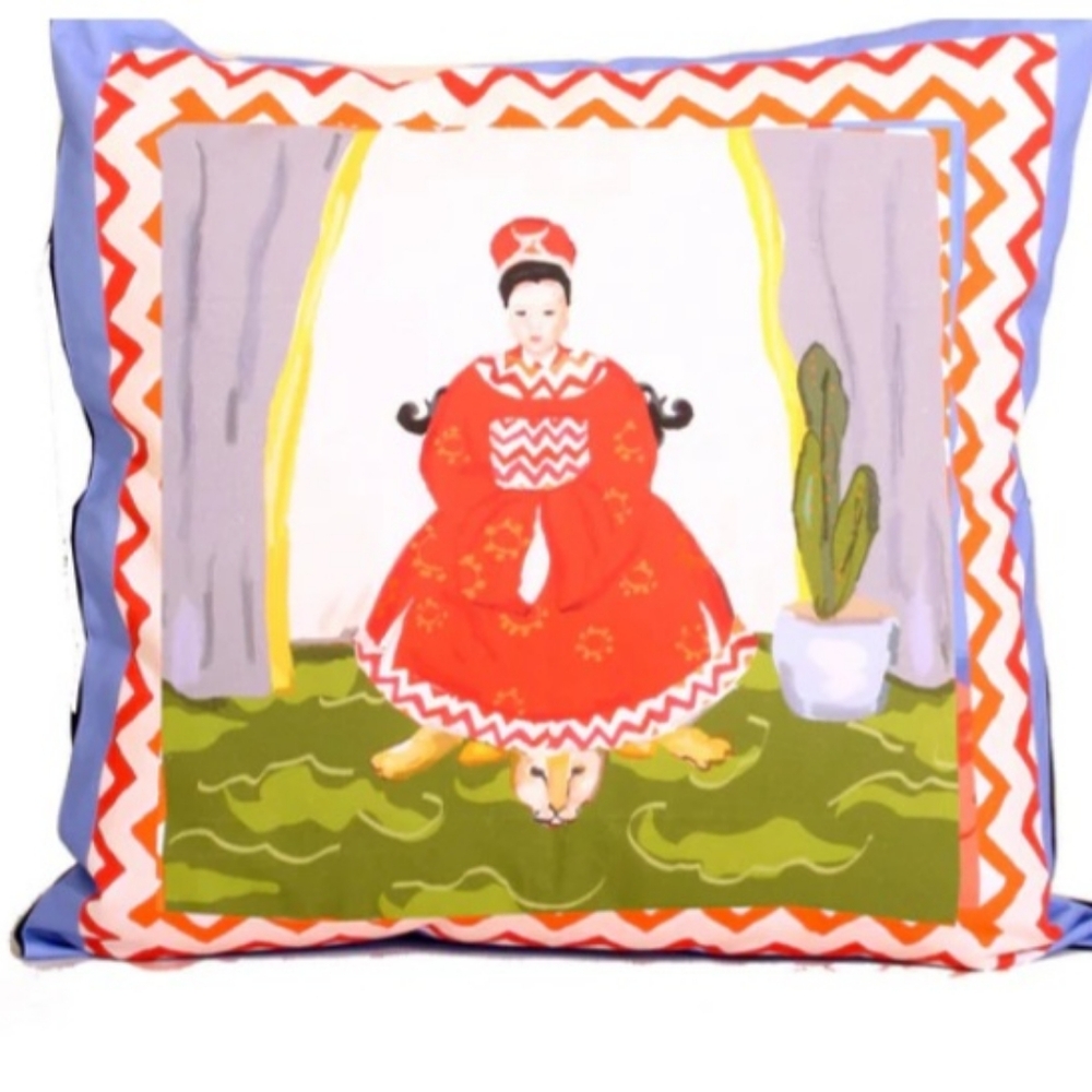 Exquisite Dana Gibson NWOT Empress pillow, PERFECT CONDITION